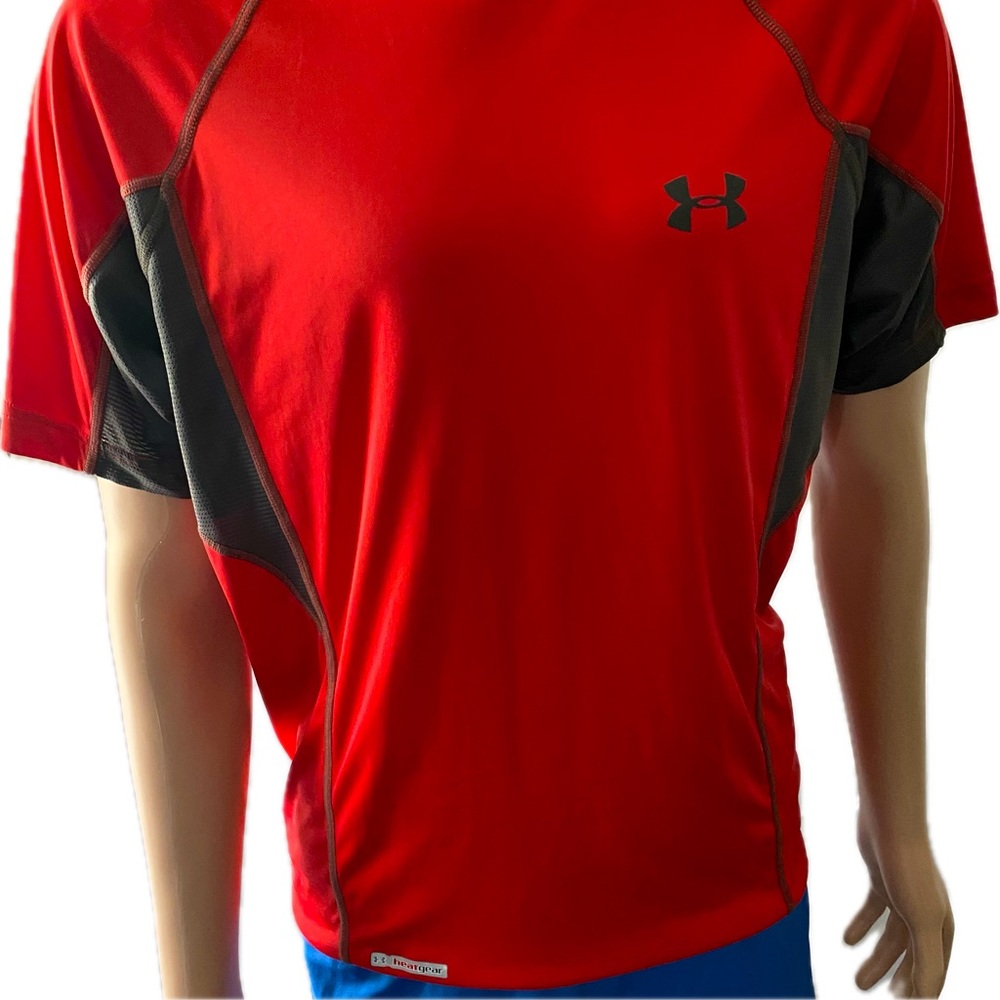 Men’s Under Armour heat gear fitted shirt two tone